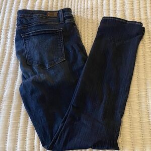 PAIGE Women's Dark Blue Skinny Jeans